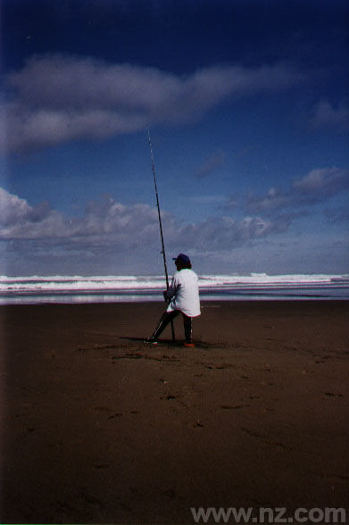 Karekare Beach - Surfcasting